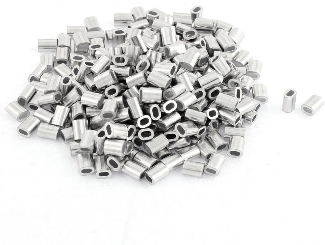 QUARKZMAN Aluminium Hülsen Klemmen 5 Mm – 300 St Produktbild-Vorschau 3