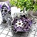 Qingbei Rina Purple Lavender Potpourri Bags,Fresh Perfume Sachet Home Fragrance Spring Dried Flower Petal with Essential Oil,5 Bags,9 oz