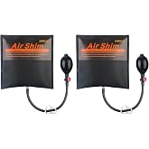 Improved 2 Piece Commercial Grade Air Wedge Bag Pump Professional Leveling Kit &amp; Alignment Tool Inflatable Shim Bag. 500 LB Rating