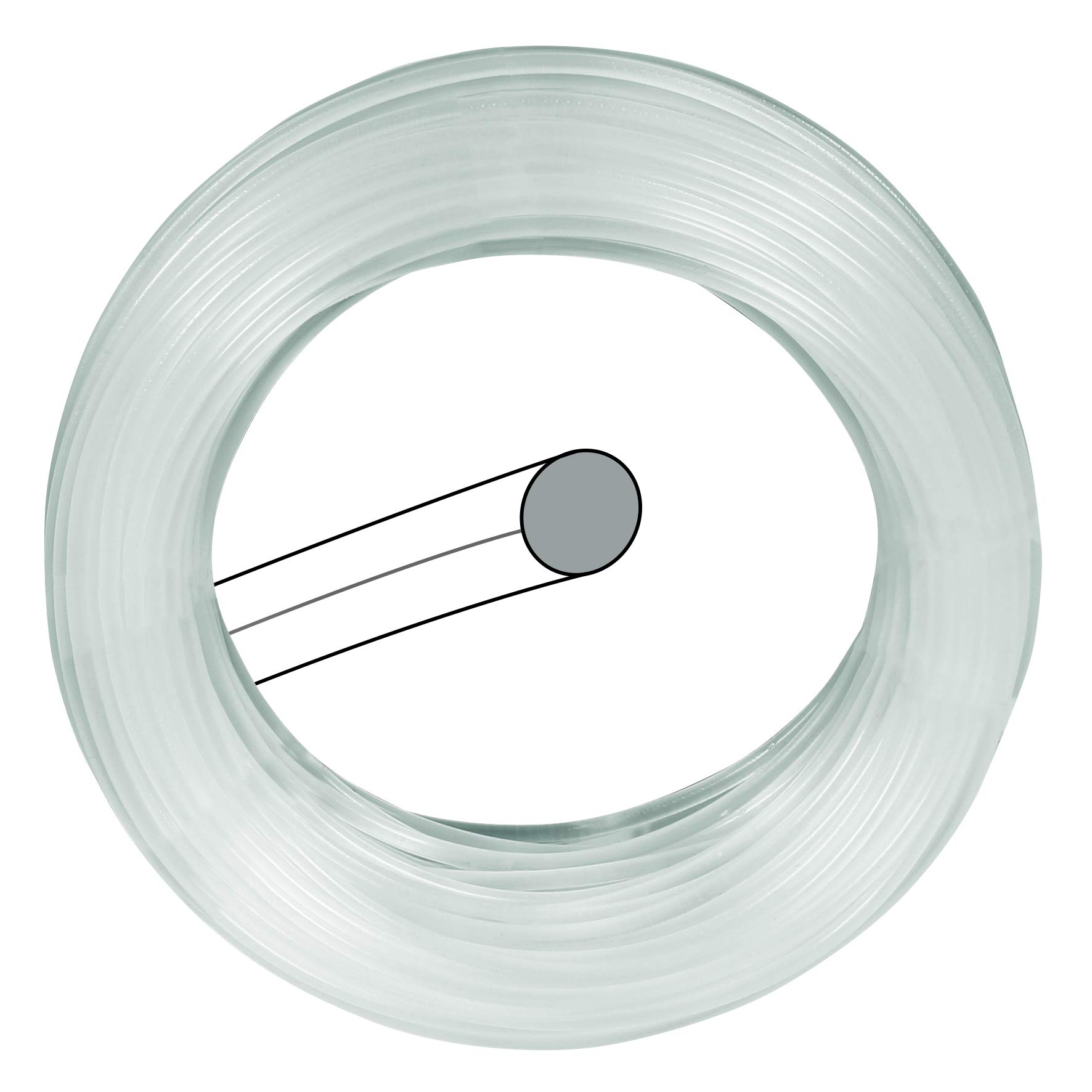 Original Einhell Basic Line Replacement Line 1.6 Thread for Trimmers and Scythes (Round Trimmer Line, 1.6 mm Thickness, 15 m Length, Universal, Easy to Wind)