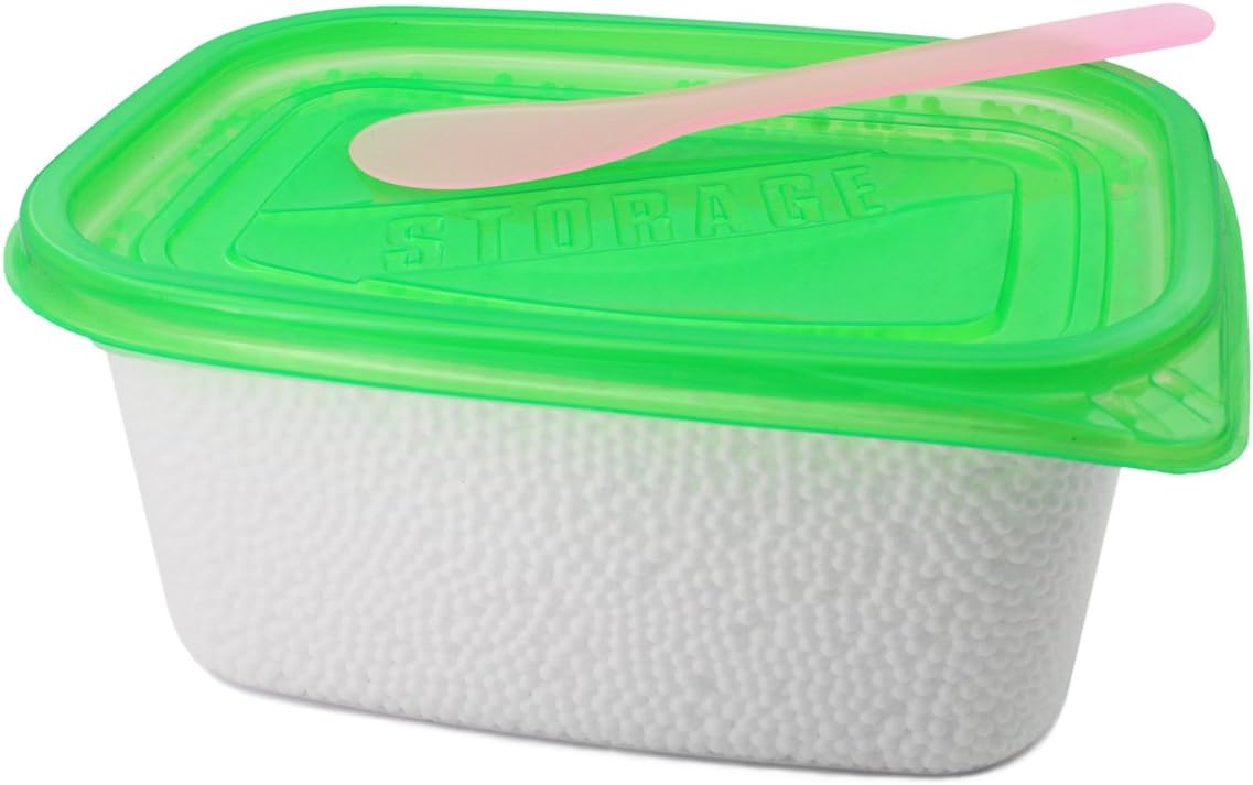 2-4mm Slime Styrofoam Balls (White,709ml)