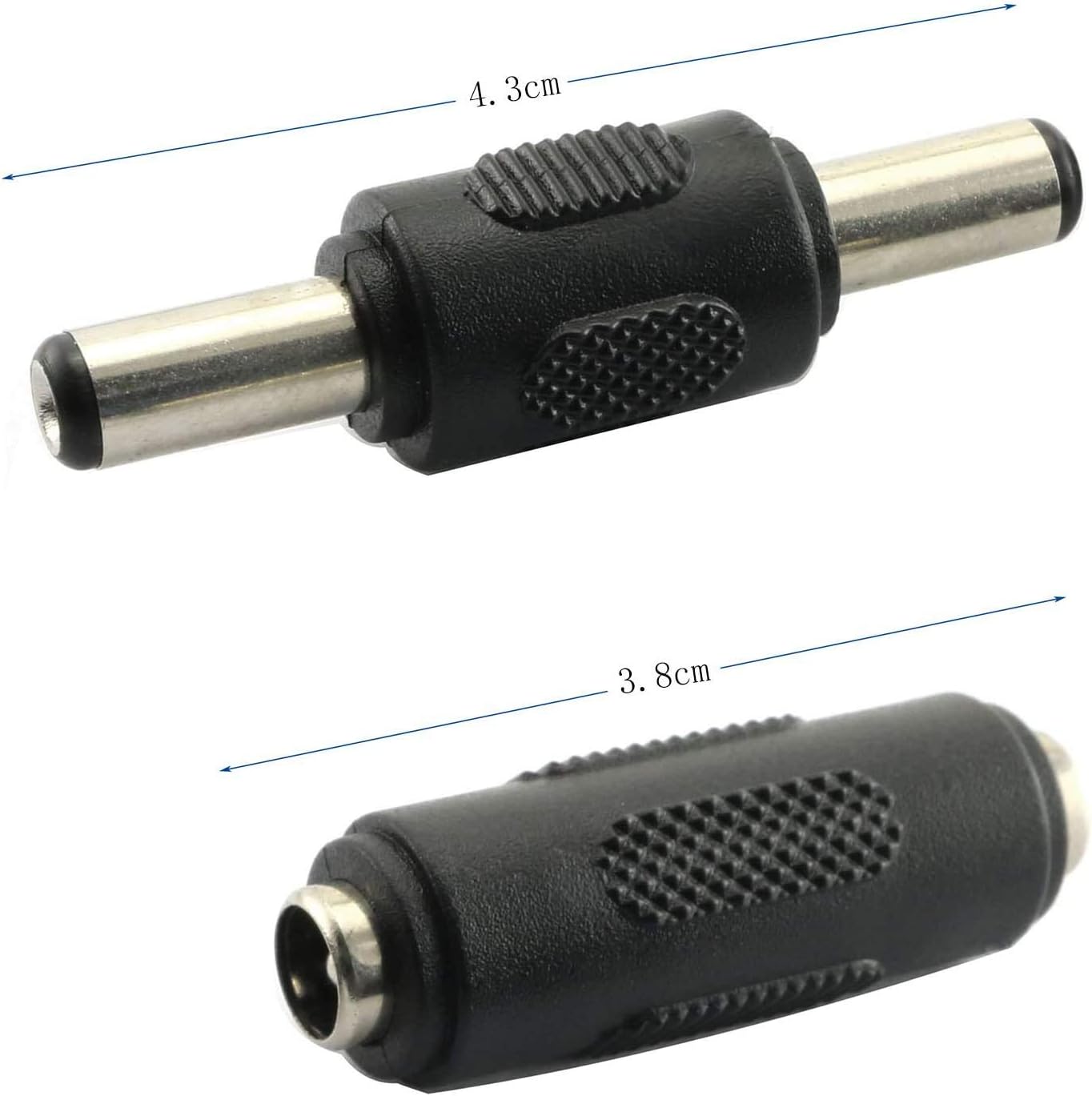 RUNCCI-YUN 12 Pcs 5.5 x 2.1mm DC Power Coupler - Male to Male and Female to Female Connectors - Power Jack Adapter for CCTV Camera - Image 3