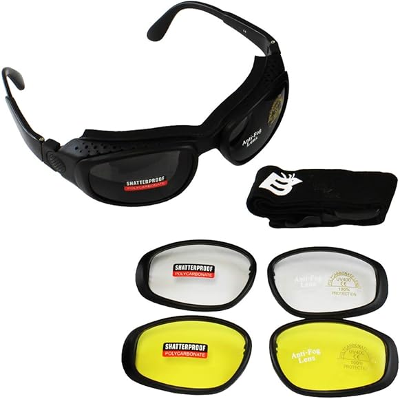 interchangeable motorcycle sunglasses