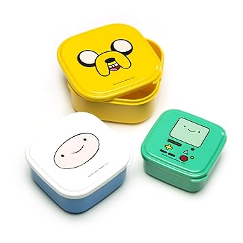 Osk 弁当箱 イエローホワイトグリーン Ssp 2約220mlssp 3約360mlssp 4約550ml アドベンチャータイム シール容器 Ssp 31 3個入