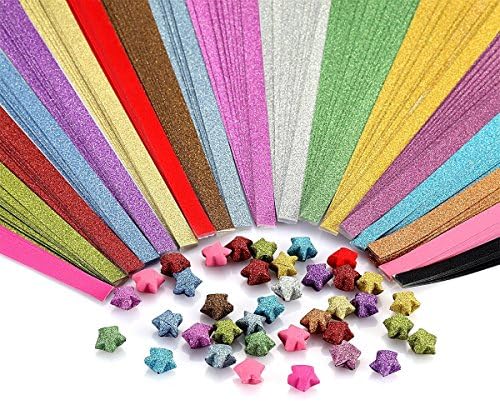 Origami Stars Papers Package (Glitter)