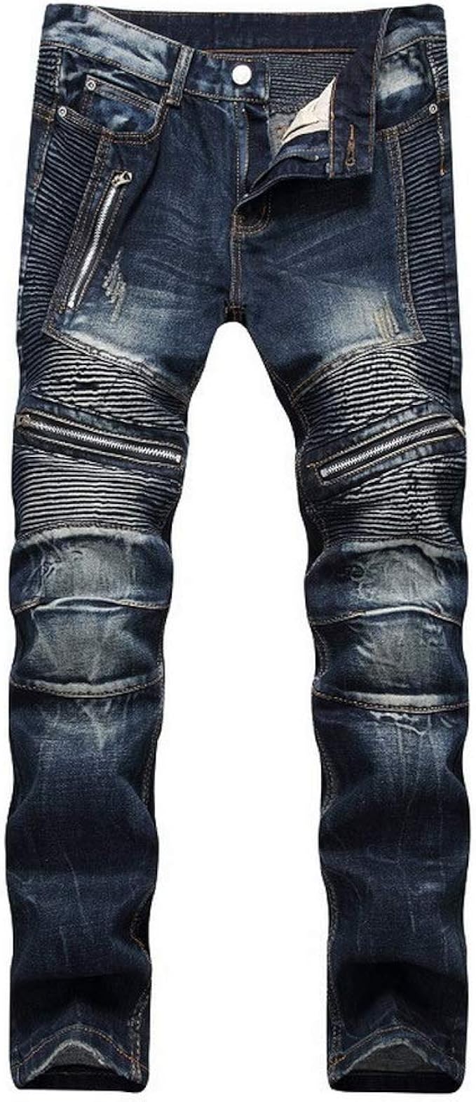 male biker jeans