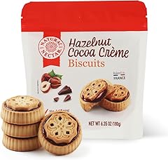 Natural Nectar Hazelnut Cocoa Creme Biscuits, 6.35 Oz
