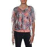 NYDJ Women's Chiffon Caftan Popover