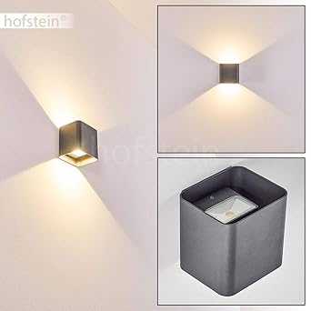 Oswietlenie Led Aussenwandleuchte Up Down Light Anthrazit Lampy