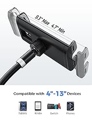 Santiaoniu Gooseneck Tablet Holder, Tablet Stand