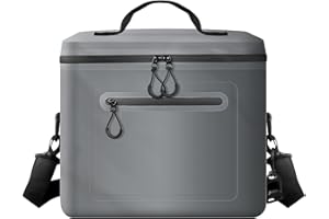 RANDUN Insulated Cooler Bag, 7/16/30 Can (8/19/22L) Collapsible with Bottle Opener for Lunch Coolers for Picnic, Beach, Work,