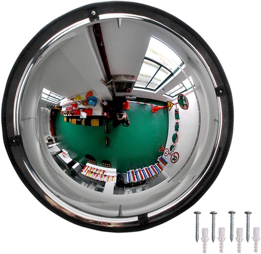 1/2 Acrylic Dome Mirror, 360 degree convex safety mirror for