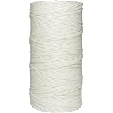 Realeather Bth100-04 Waxed Thread, 50G, White