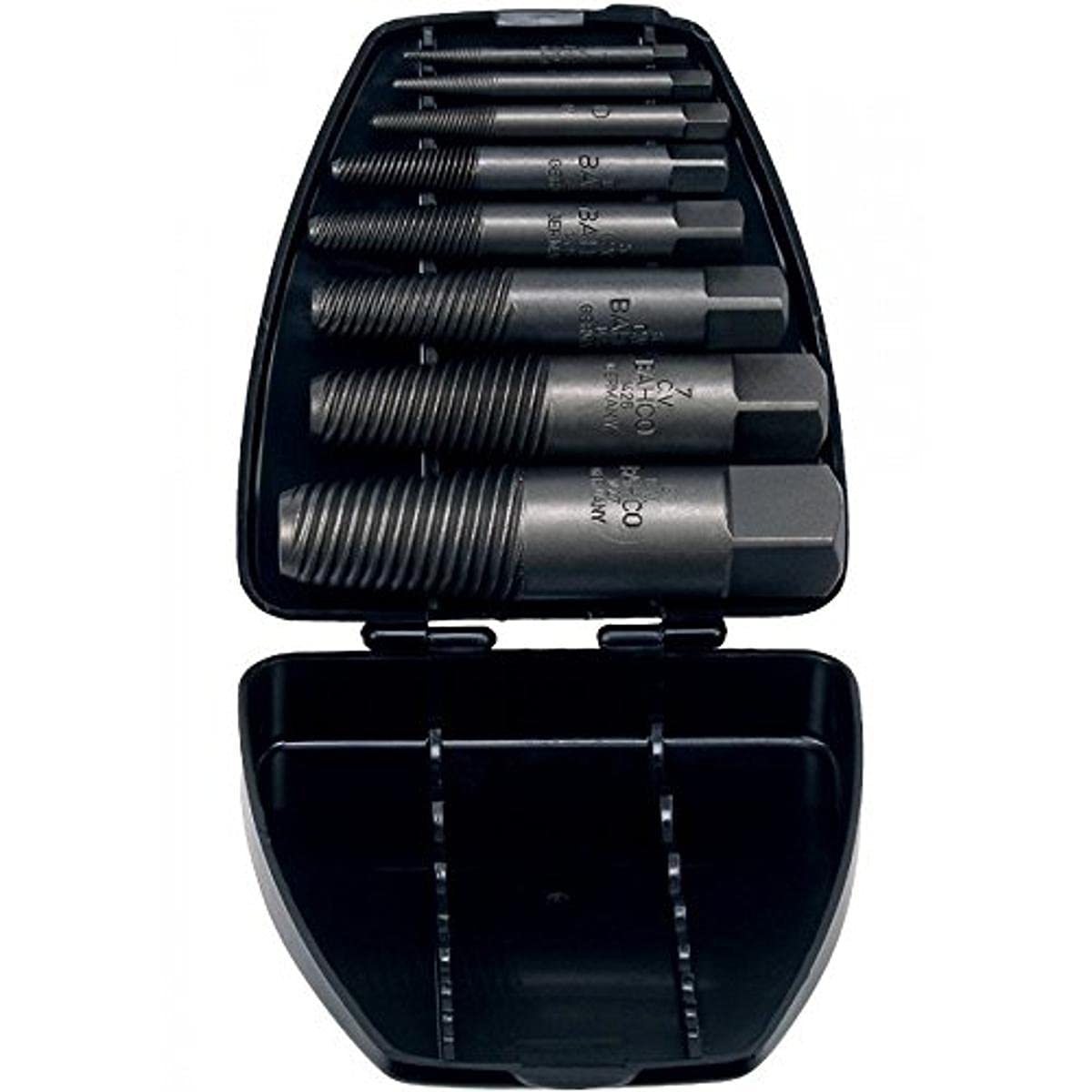 Bahco 1435/8 Stud Extractors Set for M4-M45, Grey, Set of 8 Piece