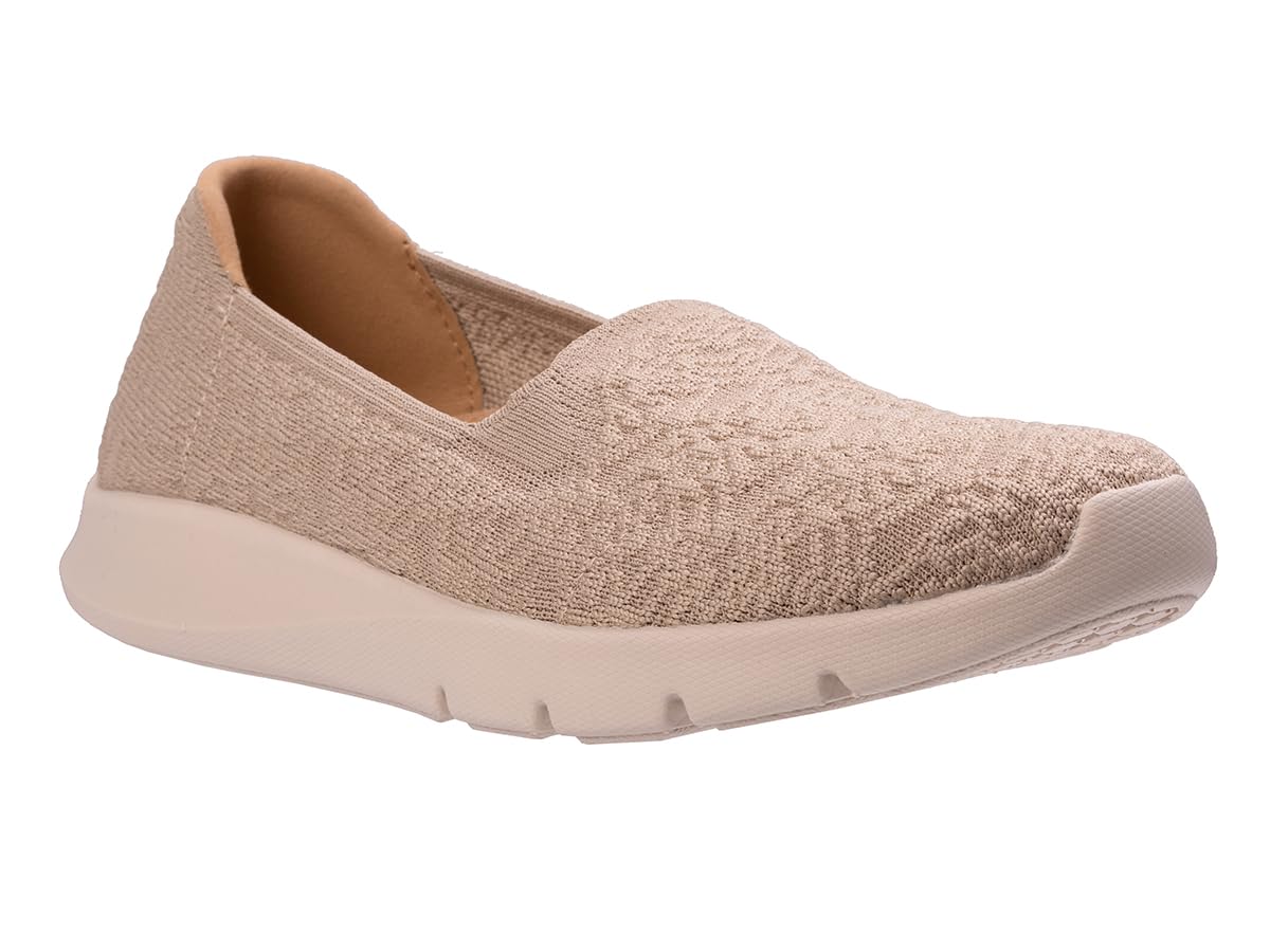Revitalign Women’s Comfort Stretch Damask, Sesame, 6