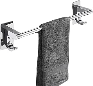 LRZLZY Acero Inoxidable Toalla toallero Simple/Doble Estante de Toalla