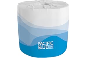 Georgia-Pacific Pacific Blue Select 2-Ply Embossed Toilet Paper,18280/01, 550 Sheets Per Roll, 80 Rolls Per Case
