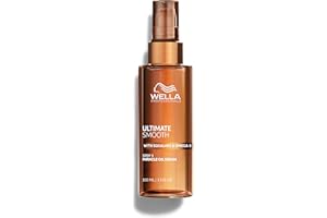 Wella Professionals ULTIMATE SMOOTH Miracle Oil Serum for Dry, Dull & Frizzy Hair | With Squalane & Omega 9 | 3.3 Fl Oz | 100