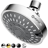 HOPOPRO 5-Mode High Pressure Shower Head - The Washington Post, NBC News, Today TV Show Recommended - High Flow Fixed Showerh