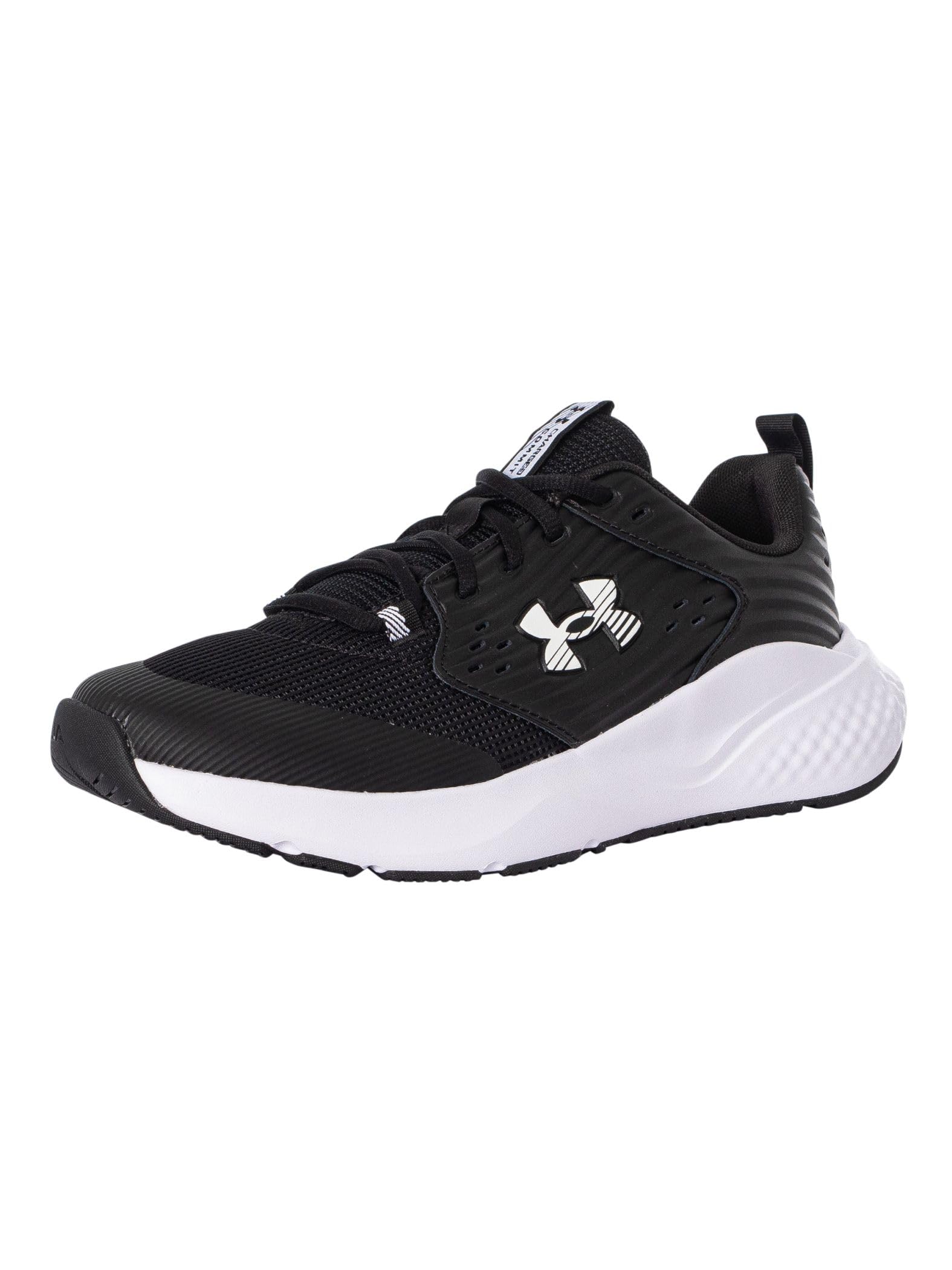 Under Armour Men's Charged Commit Trainer 4, (004) Black/Anthracite/White, 10.5, US Image