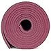 YogaAccessories 1/4″ Thick High-Density Deluxe Non-Slip Exercise Pilates & Yoga Mat, Maroonthumb 2