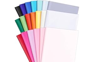 WORIC 160 Sheets Colored Tissue Paper Bulk 20 X 14 Inches Pastel Tissue Paper for Gift Bags Wrapping DIY Crafts Halloween Christmas Wedding Party Decorations