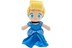 Disney Store Cinderella nuiMOs Plushie - Soft Plush with Embroidered Features, Poseable Hands & Turning Head, Magnetic Hands for Holding, 6 Inches, Dress Up with nuiMOs Outfits