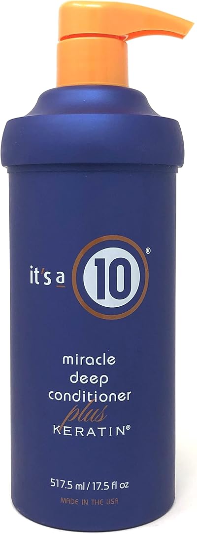 It's a 10 Miracle Deep Conditioner Plus Keratin Hair Mask Dry Damaged Hair 518ml