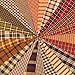 40 Primitive Charm Pack, 5 inch Precut Cotton Homespun Fabric Squares by JCS