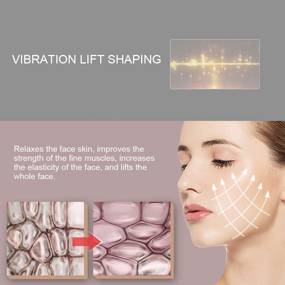 Electric V-Face Shaping Massager, V Face Machine Electric V Face Machine Face Lifting Machine Face Firming Machine EMS V Face Machine Face-Lifting & Double Chin Removal: Beauty