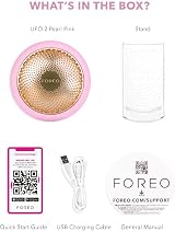 FOREO UFO 2 Full Facial LED Mask Treatment Pearl Pink - Warming Cooling view 7