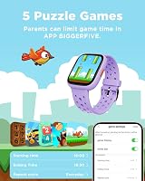 Brave 2 Kids Smart Watch 1.8 inch Pedometer Heart Rate IP68 Lilac view 6