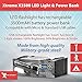 Xtreme Bright X-3500 LED Light & Power Bank Flashlight; Rechargeable Power Supply - Charges Any USB Connect Device: Cell Phones, Laptops, Tablets
