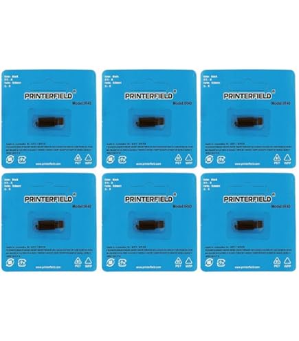 Casio College Lot De 4 Rouleaux Encre IR-40T - Compatible Casio IR-40T, Canon CP13, Sharp EL-1750V - Pour Calculatrices Casio Graph 35 E Ii