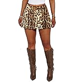 Women's Pleated Mini Skorts Skirts - High Waisted Summer Y2K Schoolgirl Tennis Skater Skirt with Shorts Underneath