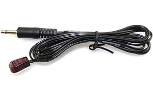 RuiLing 1-Pack 3.5mm IR Infrared Emission Line Remote Control Receiver Extension Cord Cable 1m