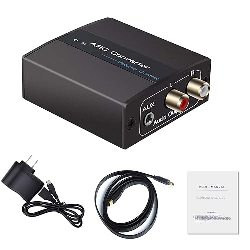 HDMI ARC to Analog Audio Converter, Tohilkel ARC Adapter for R/L