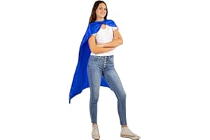 Everfan Adult Superhero Cape | Superhero Capes For Adults | Satin Costume Cape