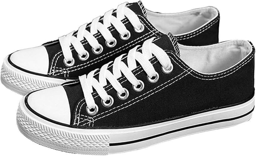 ユアン ユアン キャンバス スニーカー ローカット ベイシック カラー レディース スニーカー Amazon