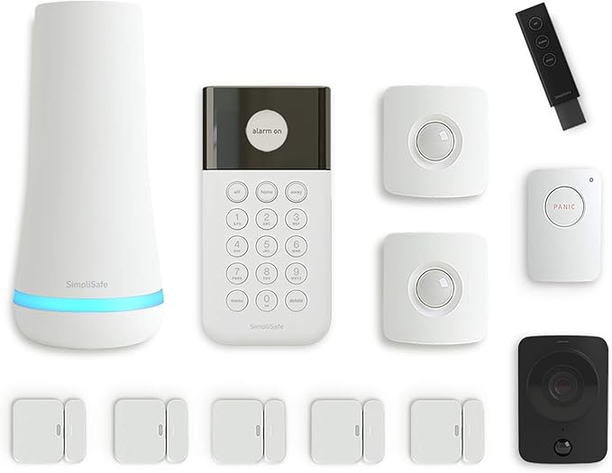 SimpliSafe 12 Piece Wireless Home Security System w/HD