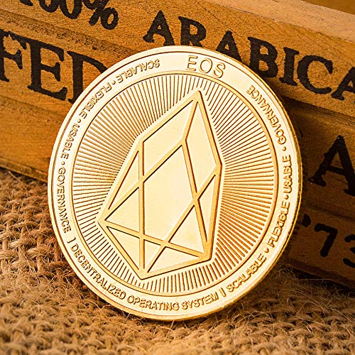 AkoMatial Embossing Commemorative Coin Virtual Digital Currency EOS Collectible Souvenir Gift - Thumbnail 5
