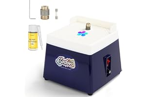 Stained Glass Grinder, Mini Glass Grinder Machine with 5/8" & 1" Grinder Bits, Stained Glass Kit & Glass Cutting Oil, Widely Used for Glass Processing Arts and Decoration - by Godora