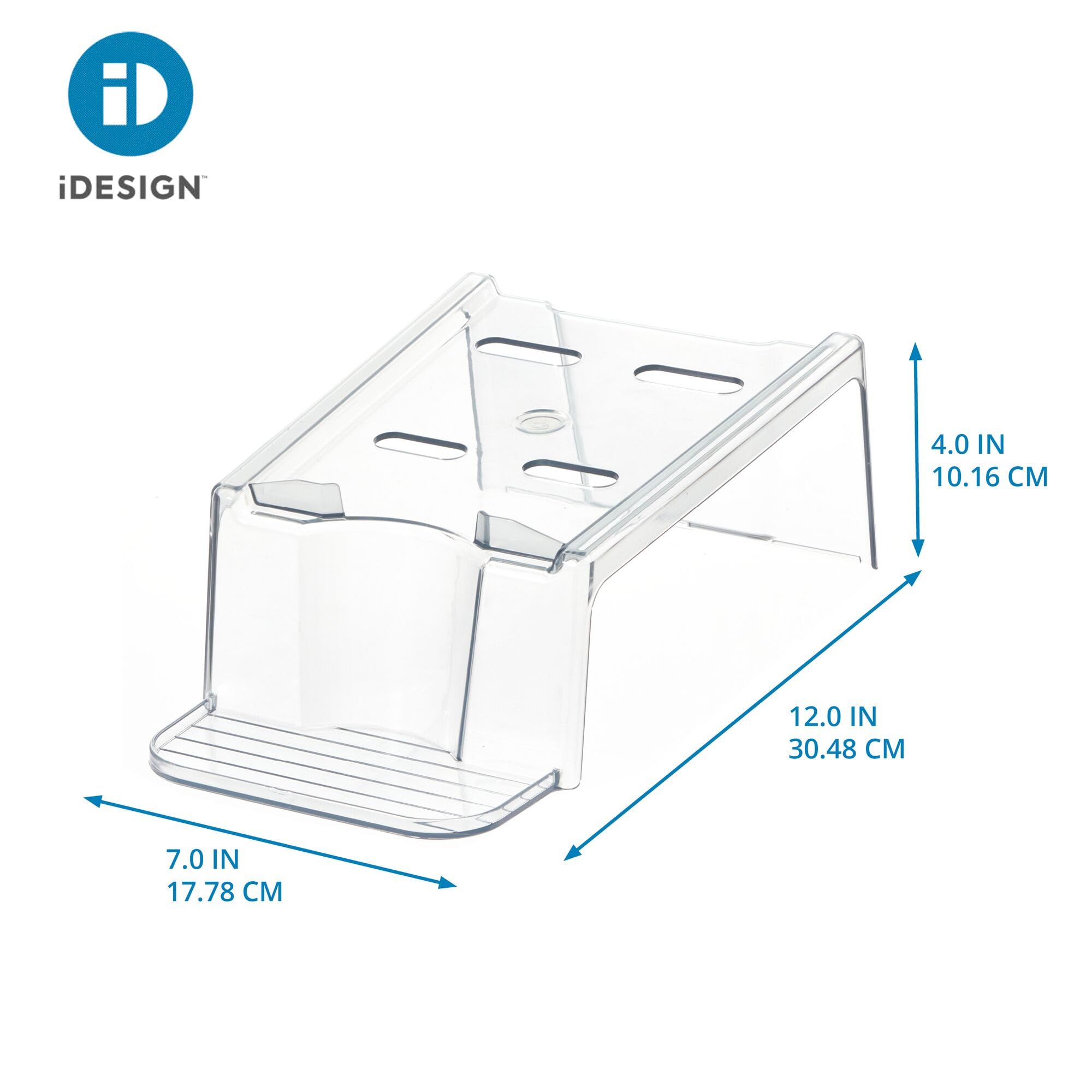 iDesign Detergent Riser, Clear