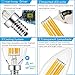 Candelabra Led Bulb By FadimiKoo E12 LED Dimmable Filament Bulbs Candelabra Edison 6-Watt- Warm White 2700K -High Efficiency-Pack Of 6