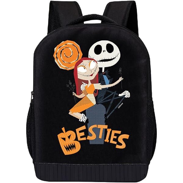 YoCosy Kids Backpack - Gothic Skull Butterfly Space Design Bookbag For School, Travel & Daypack, 15.1x11.4x4.9 Inch, Brown Black Galaxy Pattern