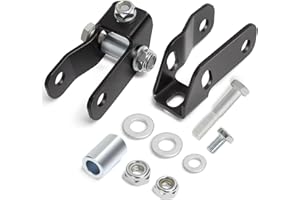 KSP PERFORMANCE KSP 2"-4" Front Shock Extenders Fit 1988-1999 Chevy GMC K1500 K2500 4WD, Shock Extension Kit for 1992-1999 Chevy GMC K1500 K2500 Suburban 4WD, Shock Extension Brackets Mount for Tahoe Yukon 4WD