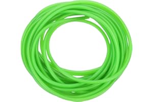 PATIKIL 26 Ft(8M) Green Latex Rubber Tubing, 1/16"(2mm) ID x 3/16"(5mm) OD, 1 x Rubber Tubing