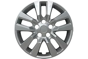 Hubstar Hubcap Replacement for Nissan Altima 2013-2018, 16-inch Premium Wheel Cover, Silver, (1 Piece)