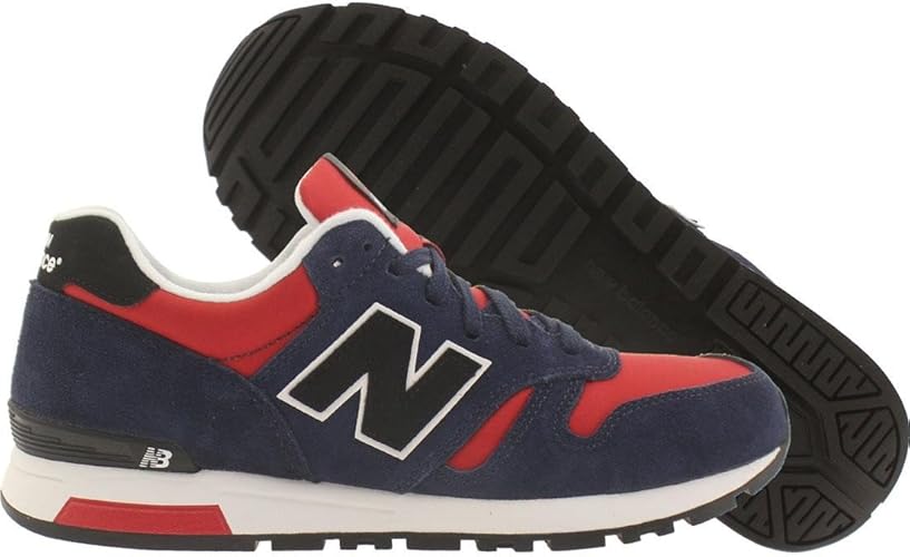 New Balance ニューバランス New Balance Men 565 Ml565aaa Navy Red サイズ Us9 5 メンズスニーカー 並行輸入品 New Balance ニューバランス スニーカー Amazon