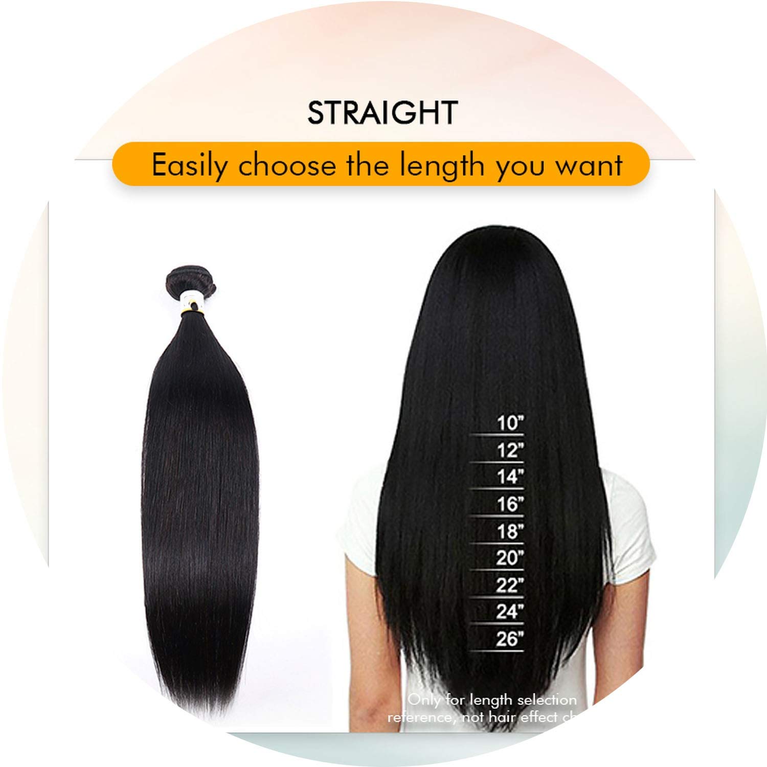 Amazon Com Indian Hair Straight Remy Silky Hair Weaving 8 28